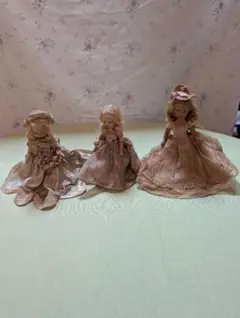 布製人形 3体セット