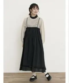 Samansa Mos2 2WAYシャーリングスカート