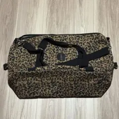 ヒョウ柄 大容量 ボストンバッグ　旅行用鞄