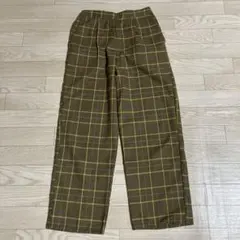 値下げ‼️☆茶系チェックパンツF☆