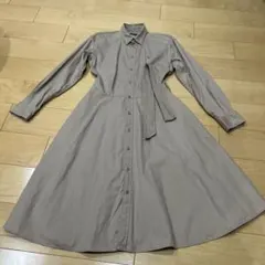 極美品　ポロラルフローレン ワンピース Aライン　ロング　ウール　切り替え 極美品 ポロラルフローレン ワンピース Aライン ロング ウール