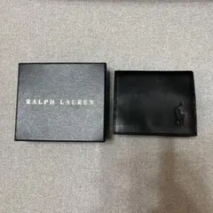 新品　POLO RALPH LAUREN コインケース 牛革　ブラック