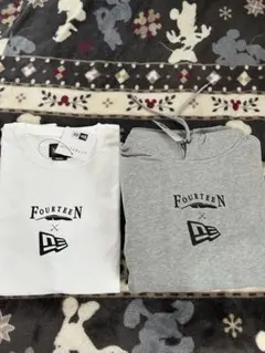 FOURTEEN x New Era ホワイト Tシャツ&パーカー 新品 Mのサムネイル