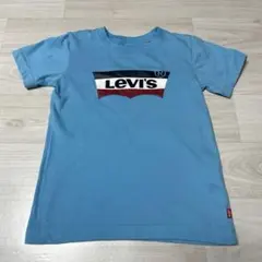 【Levi's】ロゴプリント半袖Tシャツ ブルー キッズ 110-116cmのサムネイル