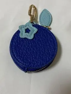 【新品】ブルーベリー　コインケース バッグチャーム　小銭入れ