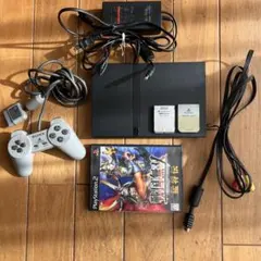 【ジャンク】PS2 PlayStation2 薄型 本体 コード 戦国無双猛将伝