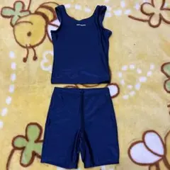 FOOTMARK ネイビー 小学生水着上下セット130サイズ