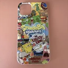 iPhone13ケース　スポンジボブ