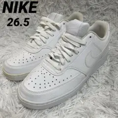 NIKE ナイキ　白　ホワイト　ローカット　スニーカー　26.5cm