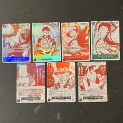 ワンピースカードトレジャー キャンペーンパック　プロモ　7種　コンプ