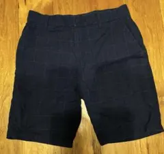 ポールスミス ネイビー チェック柄 ショートパンツ