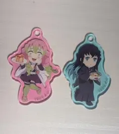 鬼滅の刃 すかいらーく コラボ アクリルキーホルダー 2個セット