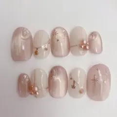 現品 ネイルチップ フラッシュ マグネット ぷっくり さくらんぼ