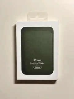 新品】純正 MagSafe対応 iPhoneレザーウォレット・サドルブラウン①
