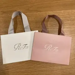 ReFa ショップ袋 2色セット　ワイドss sssサイズ　組み合わせ自由のサムネイル