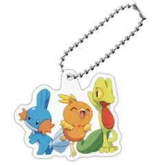 キモリ&アチャモ&ミズゴロウ ポケットモンスター　旅立ちの3匹 アクリルスイング