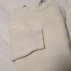 着用3回★LAKOLE★アイボリー★ゆったりニットLサイズ