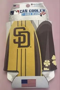 SD購入　親　未使用　MLB サンディエゴパドレス　缶クーラー　ボトルクーラー