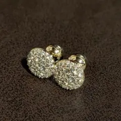 【美品】SWAROVSKI Sublima ピアス ゴールド スワロフスキー