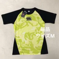 Canterbury Tシャツ　ラグビーウェア　ブラック　イエロー　カモフラのサムネイル