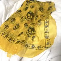 ALEXANDER McQUEEN 大判 ストール スカル スカーフ アーカイブ - メルカリ