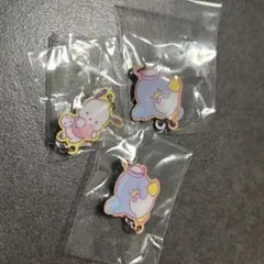 はぴだんぶい　チャーム　ガチャガチャ　3点セット