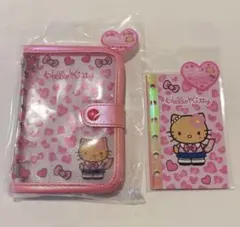 ハローキティ シールバインダー＆シール帳 セット 日焼けキティ コギャル　セット