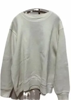 コットン100% カットソー　スウェット　アイボリー