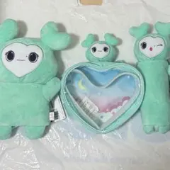 TWICE ミナ GiGO ぴょこきゅんボディバッグ のびふにゃポーチ パペット