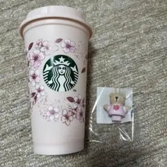 スタバ　SAKURA ベアリスタ付き　リユーザブルカップ473ml 限定