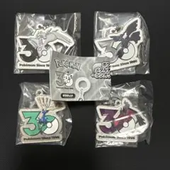 ポケモン 30周年 メタルチャームマスコット 4種セット