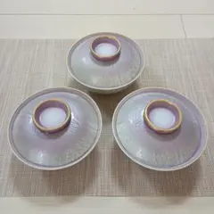 有田焼 蓋付き煮物椀 金彩 日本料理 和食器 昭和 레트로 ヴィンテージ セット