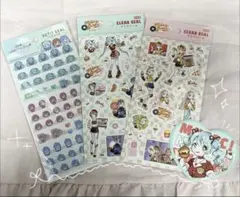 【新品未使用】初音ミク シールステッカー クリアファイル セリア 6点セット