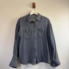 VIS シアーデニムシャツ