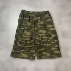 迷彩柄ショートパンツ バックポケット付き