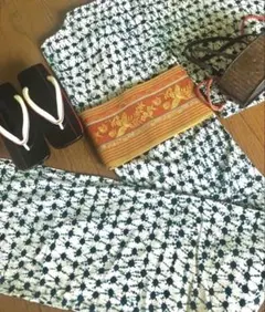 夏得セール【希少色・高級 有松鳴海絞り】落ち着きある上品な深緑色