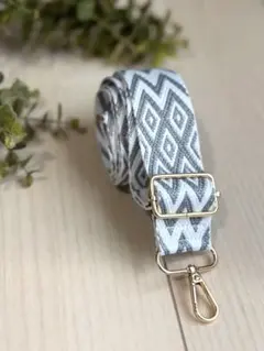 ショルダーストラップ グレー✖️ホワイト