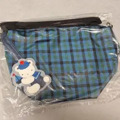 ♡新品未使用♡《ファミリア》ポシェット　青系ファミリアチェック