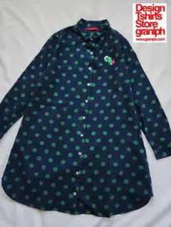 グラニフ　はらぺこあおむし シャツワンピース