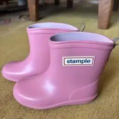 stample ピンク 長靴　15cm