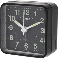 CASIO(カシオ) 目覚まし時計 アナログ トラベルクロック 小型 ブラック