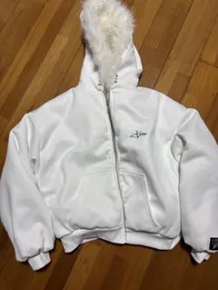 MA55IVE SHORT ROUND ファーグラフィックZIPパーカー M - メルカリ