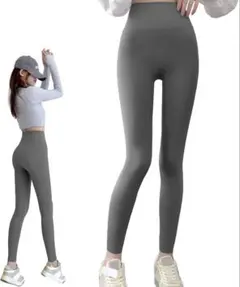 ヨガレギンス レディース Mサイズ グリーン ハイウエスト