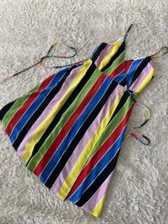 フォーエバー21 forever21 ストライプ　キャミソール　ワンピース