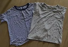 ストライプ半袖Tシャツ2枚セット