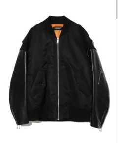 UNDER COVER MA-1 袖レザー 4 XL
