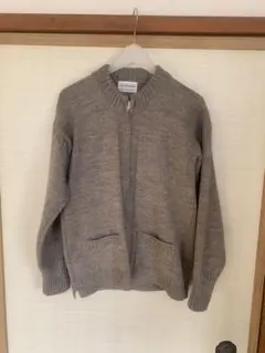 Le TricoteurガンジーニットZipカーディガン