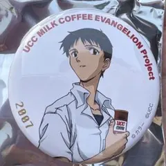 UCC MILK COFFEE エヴァンゲリオン 缶バッチ 2007