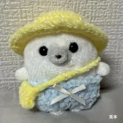 ミニビーンズ あざらし 幼稚園 帽子 服 カバン ぬいぐるみ ぬい服 編み物