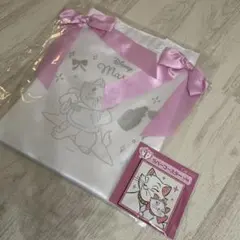 happyくじ　ディズニー　マリーちゃん　トートバック　コースターセット